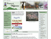 Tablet Screenshot of comune.valganna.va.it